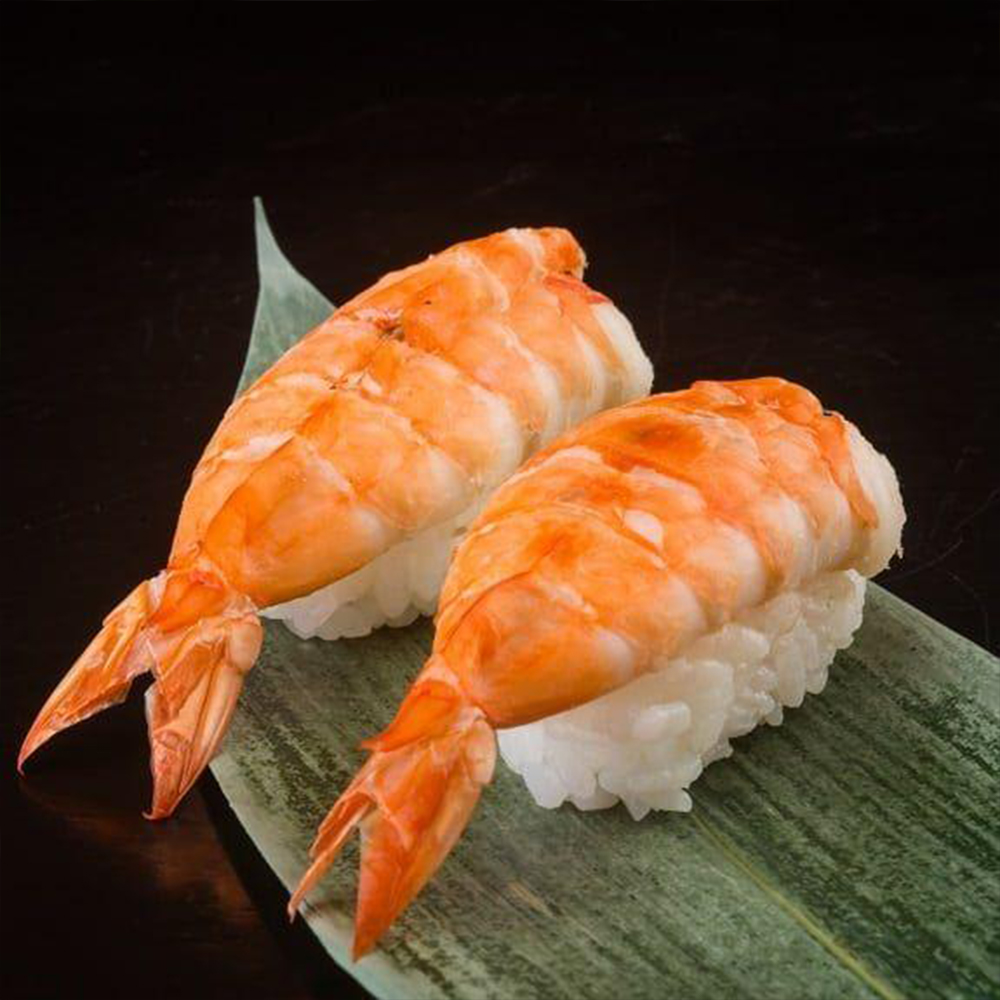 Ebi nigiri at Sushi Kokku Japanese Restaurant in California