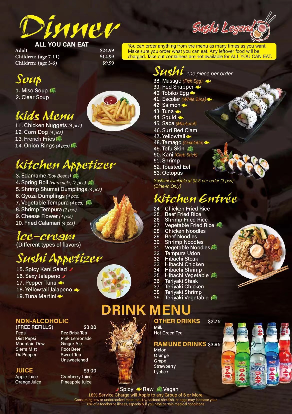 Sushi Legend Cajun Seafood & Order｜Germantown｜MD