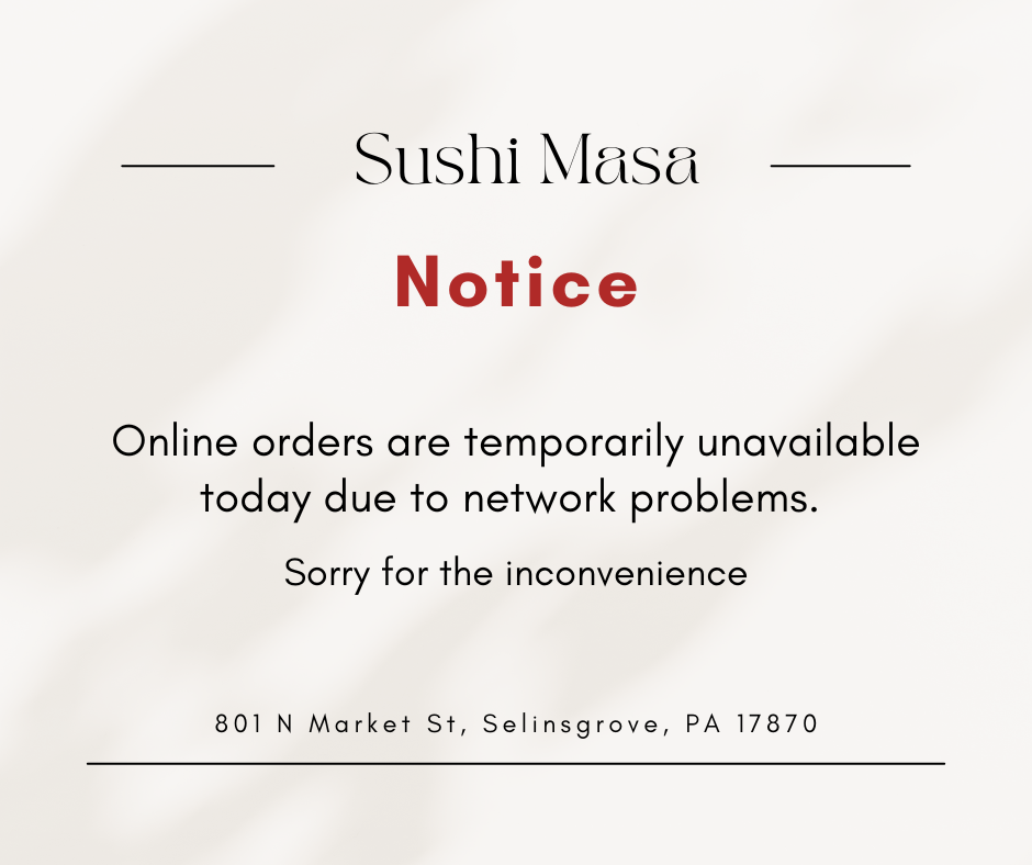 Notice of Special Operating Hours