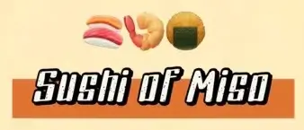 Branded logo for Sushi of Miso Japanese Restaurant in Long Island City.