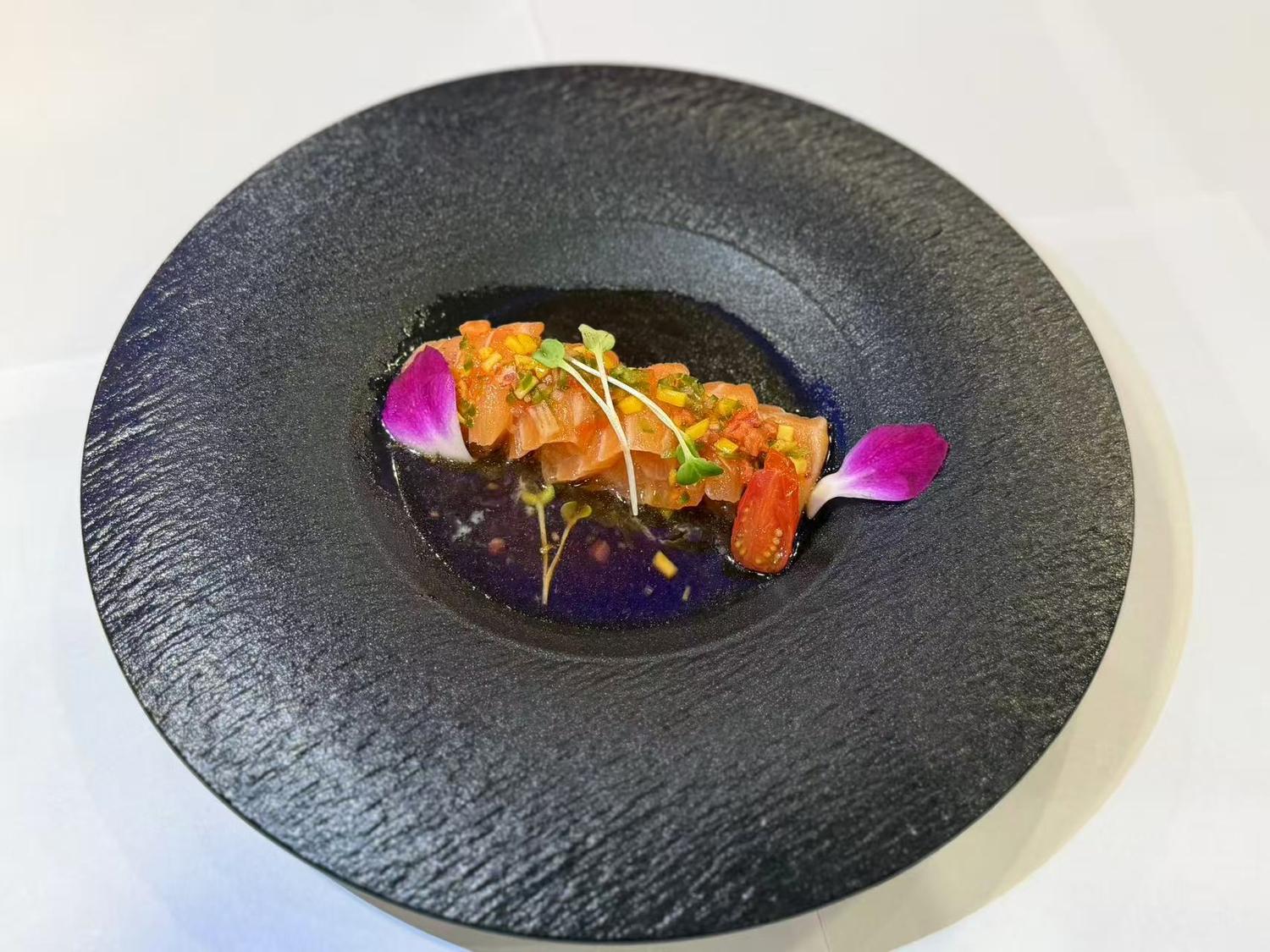 Salmon Ceviche at Sushi Rock and Grill, Japanese Restaurant in Altamonte Springs