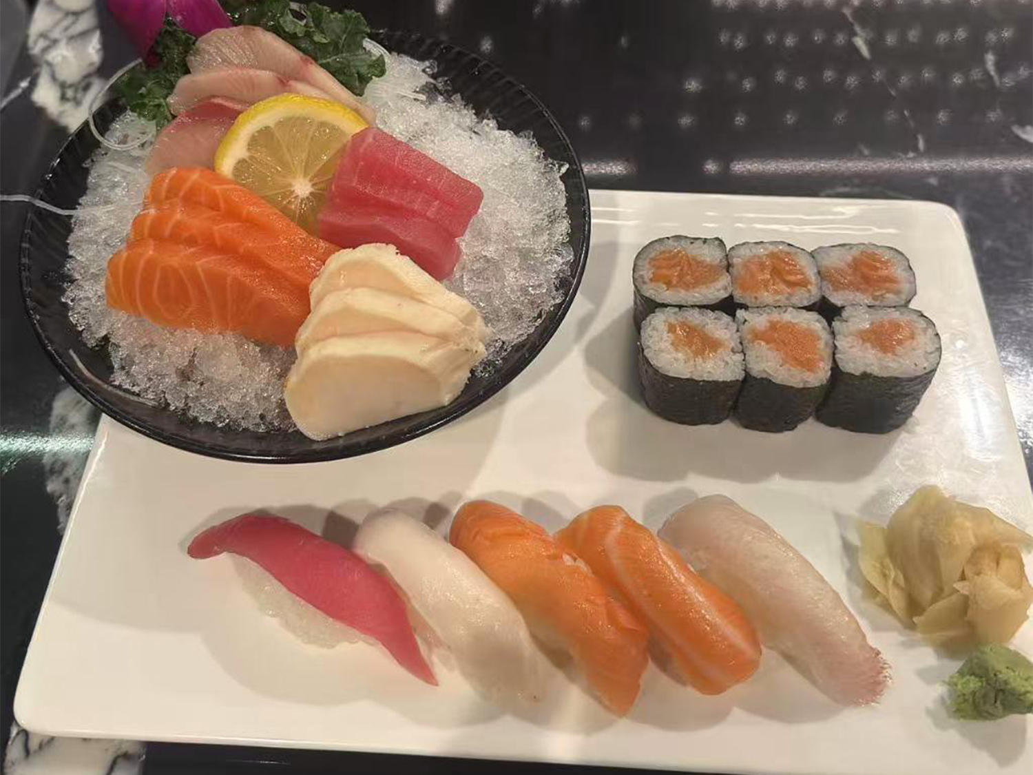 Sashimi, Nigiri, and Maki Combo at Sushi Rock and Grill, Japanese Restaurant in Altamonte Springs