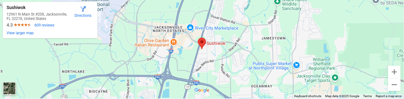 Location 12961 N Main St #208, Jacksonville, FL 32218