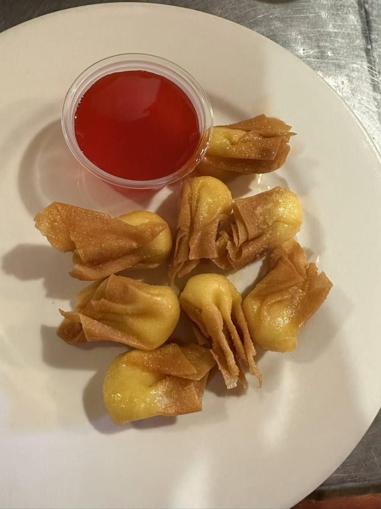 Cheese wonton from Sushi Wok, a Japanese restaurant in Jacksonville