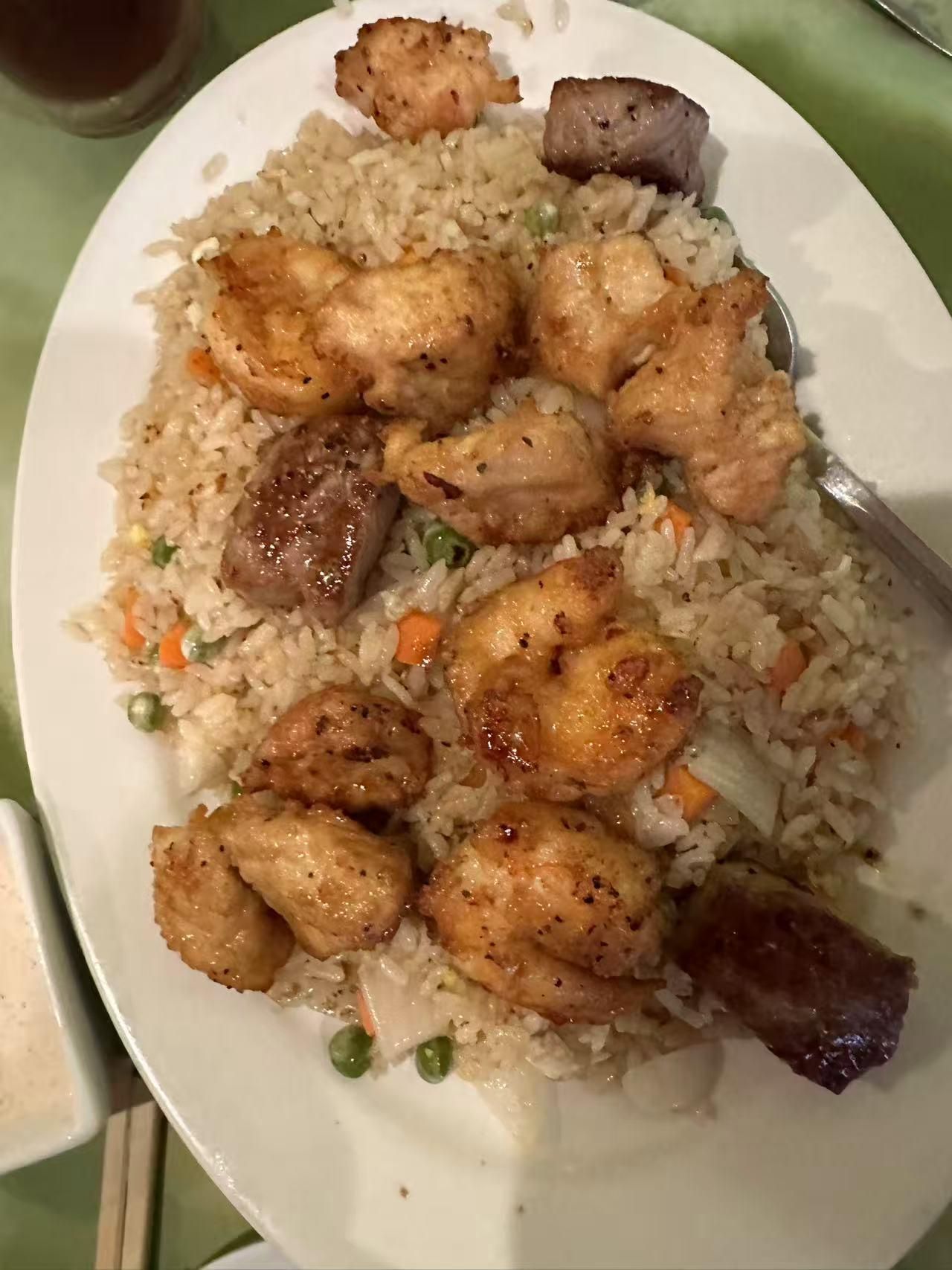 Hibachi house fried rice from Sushi Wok, a Japanese restaurant in Jacksonville