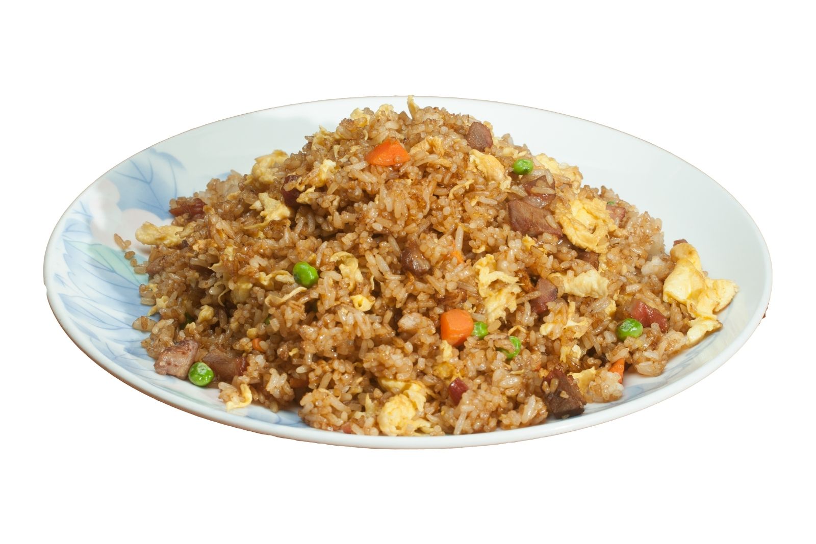 Fried rice with BBQ pork, eggs, carrots and peas at Szechuan Garden, a Chinese Sichuan Restaurant in Fair Oaks