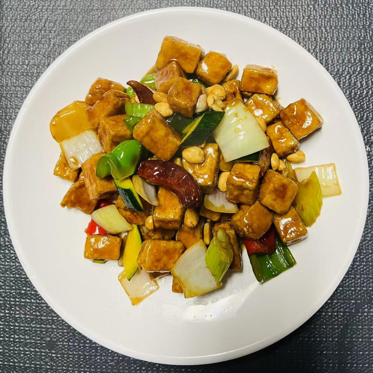 Spicy tofu with peanuts at Szechuan Impression, a Chinese Restaurant in Federal Way