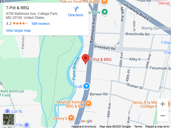 Location, 8700 Baltimore Ave, College Park, MD 20740, United States Location, 8700 Baltimore Ave, College Park, MD 20740, United States