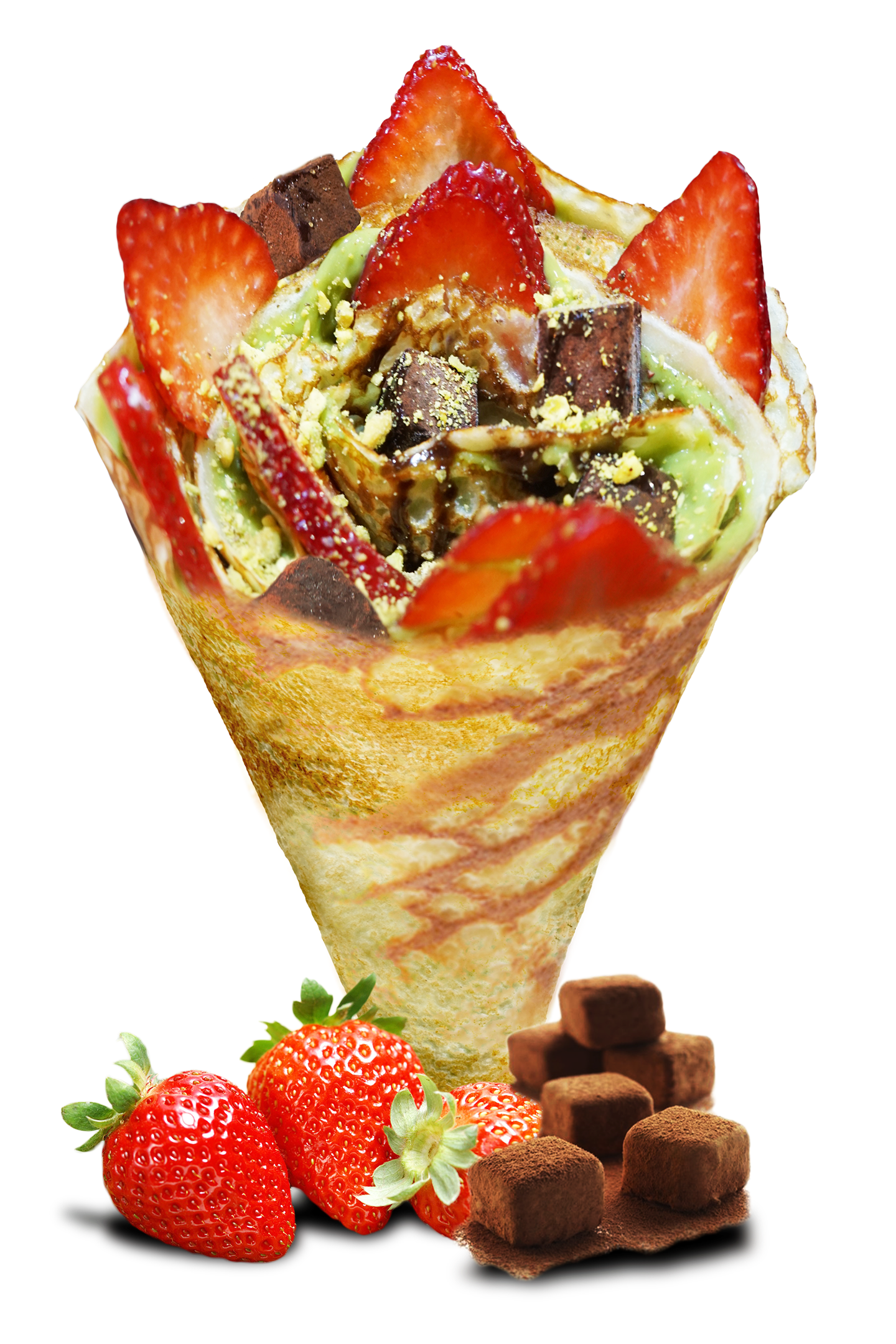 Matcha Chocolate Truffles at T-Swirl Crêpe，a Japanese Crêperie & Bubble Tea Shop in Phoenixville