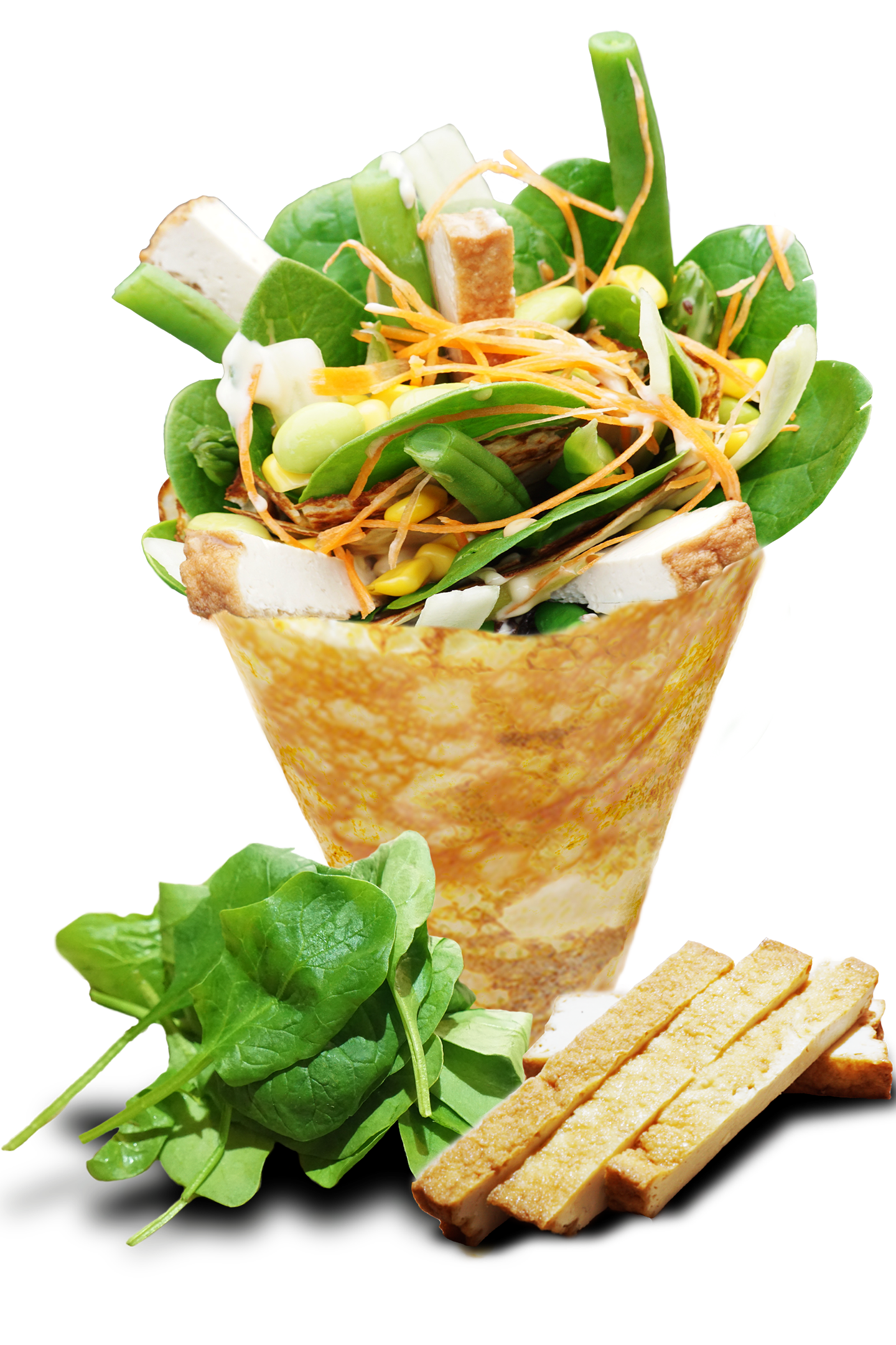 Vegetarian Lover at T-Swirl Crêpe，a Japanese Crêperie & Bubble Tea Shop in Phoenixville
