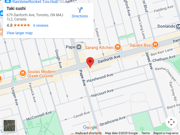 Location, 679 Danforth Ave, Toronto, ON M4J 1L2, Canada