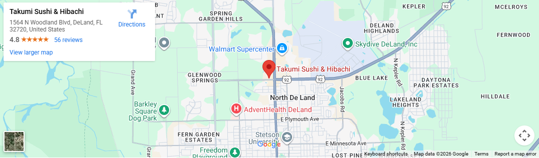 Location 1564 N Woodland Blvd, DeLand, FL 32720, United States