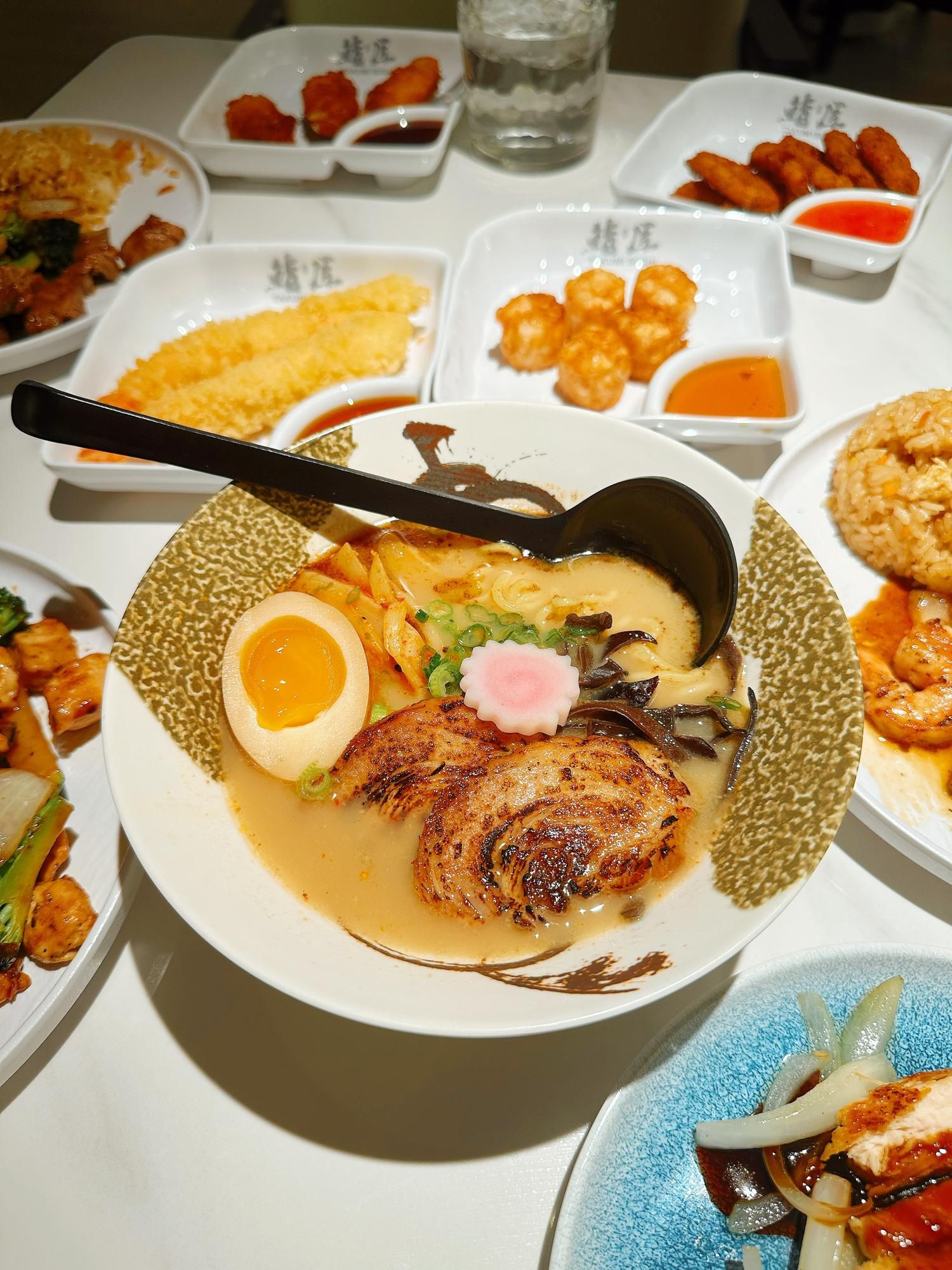Creamy tonkotsu ramen at Takumi Sushi A.Y.C.E, a Japanese Restaurant in Columbus