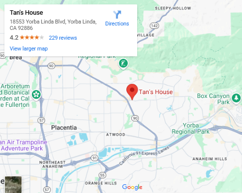 Location, 18553 Yorba Linda Blvd, Yorba Linda, CA 92886