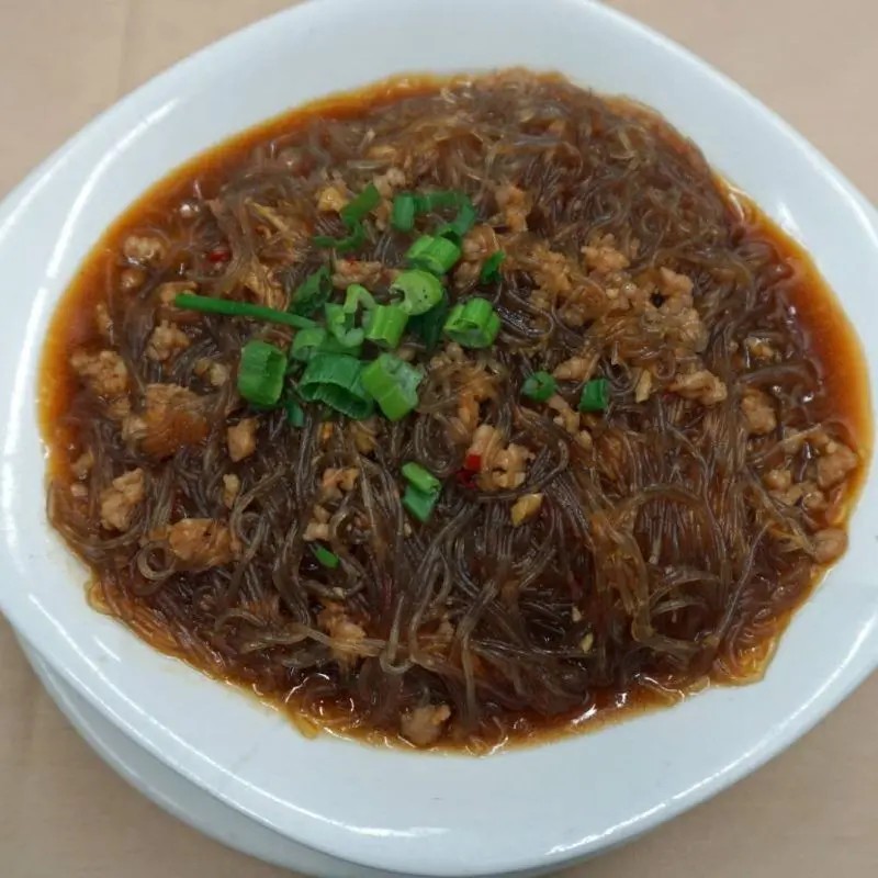 Chinese Vermicelli w.Minced Pork at Tan's House Asian Cuisine, a Chinese restaurant in Yorba Linda