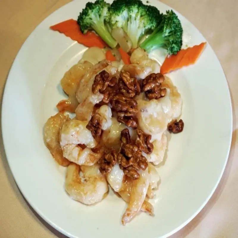 Honey Walnut Shrimp at Tan's House Asian Cuisine, a Chinese restaurant in Yorba Linda