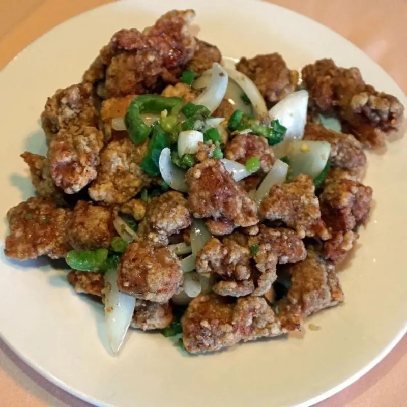 Salt Pepper Pork Chop at Tan's House Asian Cuisine, a Chinese restaurant in Yorba Linda