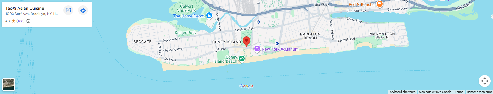 Location 1003 Surf Ave, Brooklyn, NY 11224 Location 1003 Surf Ave, Brooklyn, NY 11224