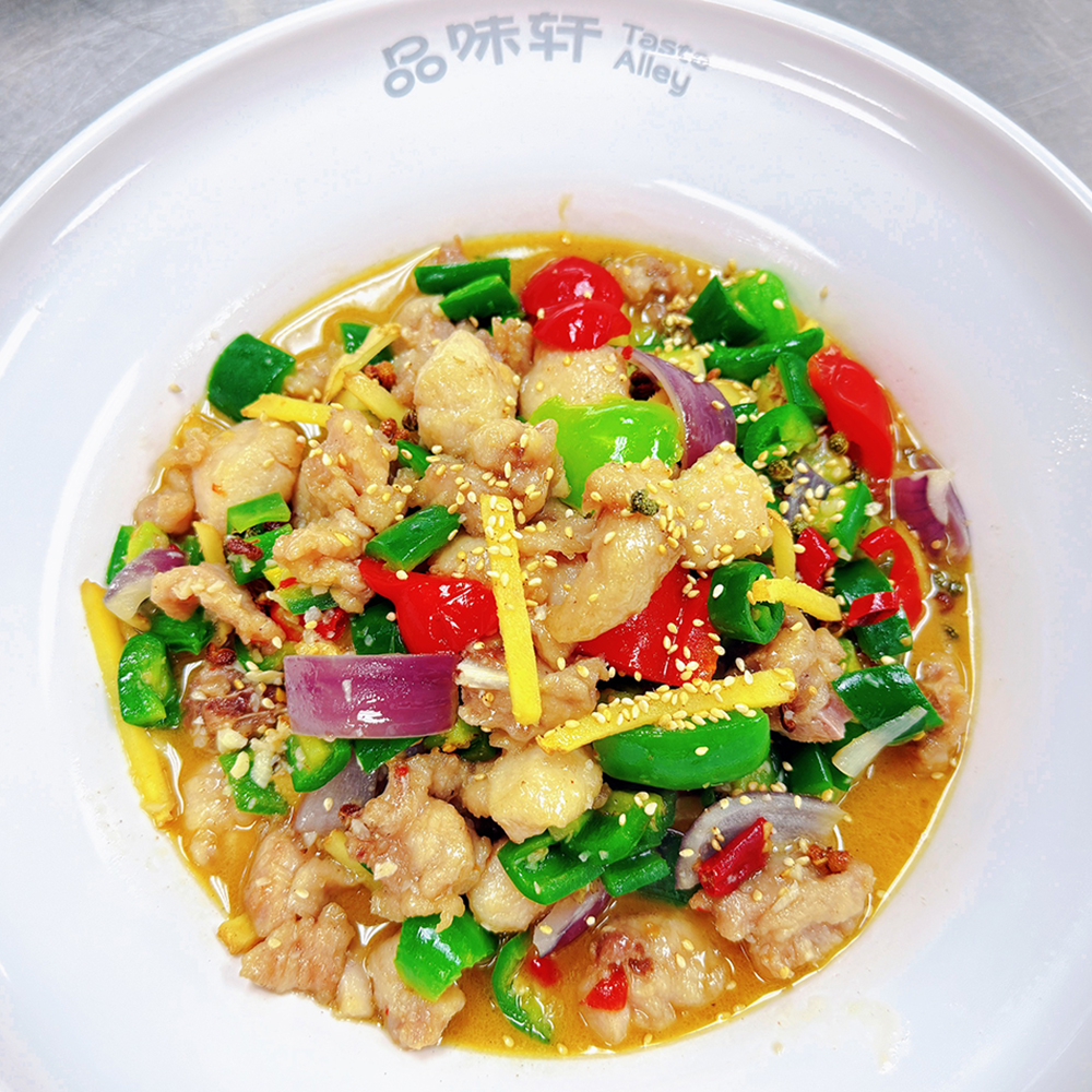 Zigong-style Fresh Pepper Rabbit Stir-fry at Taste Alley 品味轩，a Asian Restaurant in Calgary