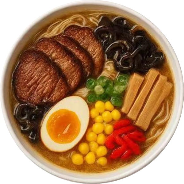 Miso Beef, egg, corn at Tasty Ramen, a Ramen Restaurant in New Port Richey