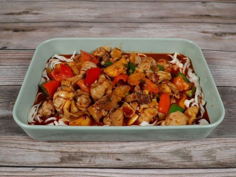Special XinJiang Style Chicken w.Noodles at Tasty Szechuan Concord, a Chinese restaurant in Concord