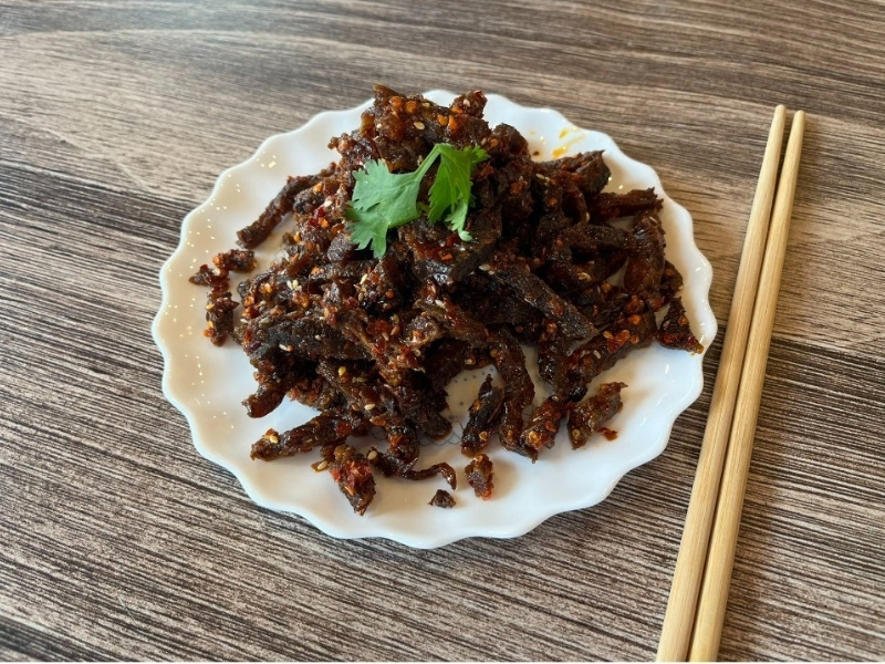 Spicy Beef Jerky at Tasty Szechuan Concord, a Chinese restaurant in Concord