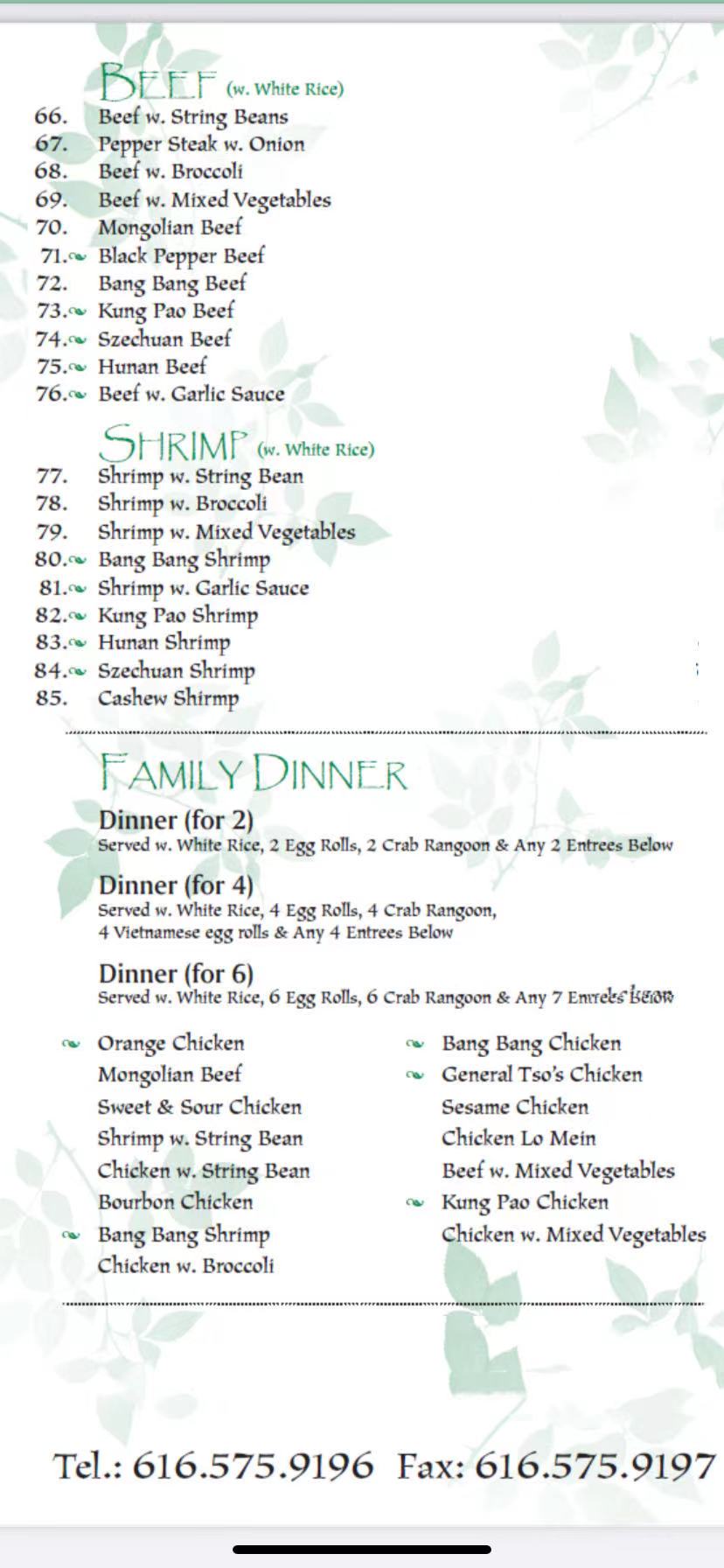 Tea Garden Chinese Order｜Grand Rapids｜MI