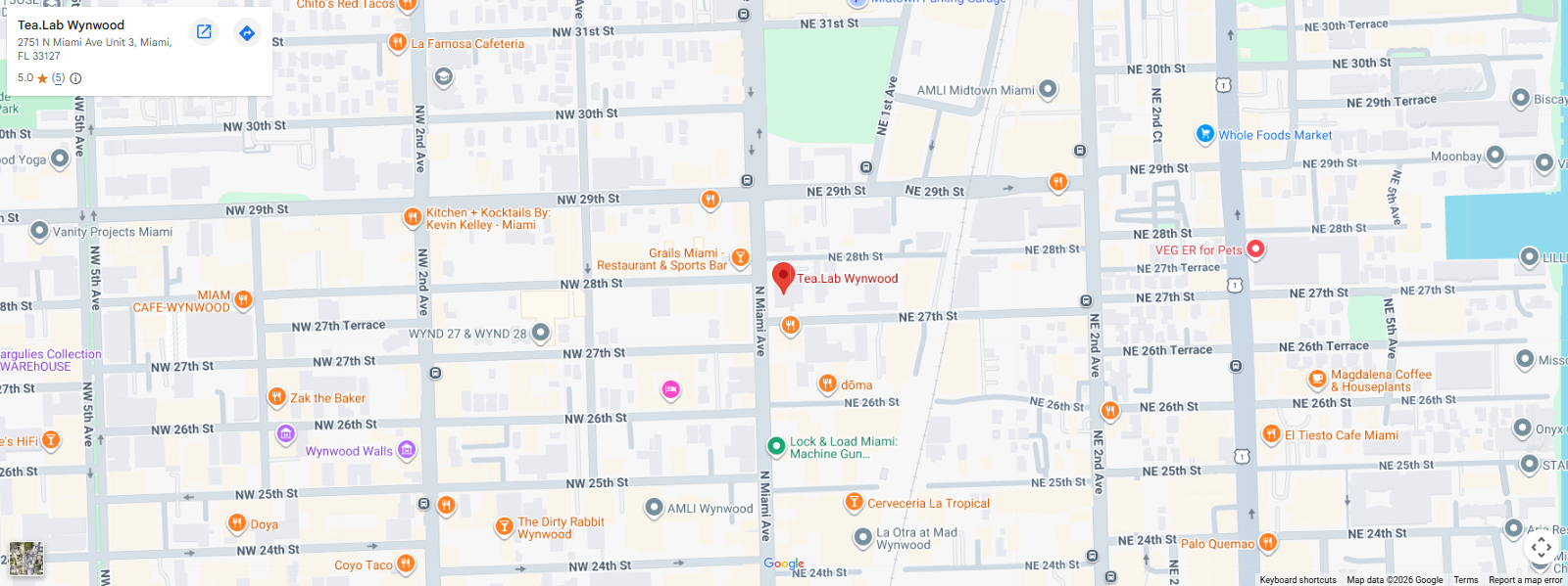 Location, 2751 N Miami Ave Unit 3, Miami, FL 33127