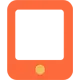 Orange phone frame icon for mobile browsing at Tea.Lab, a Bubble Tea Store in FL