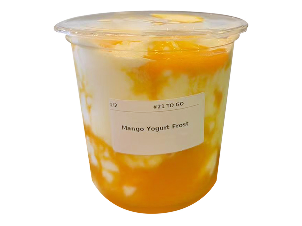 Mango Yogurt Frost at Tea N Tea，a Bubble Tea Shop in Northridge
