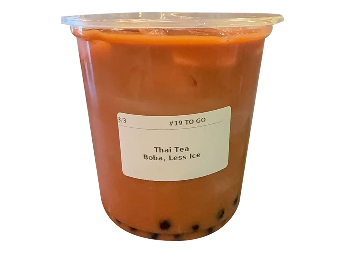 Thai Tea at Tea N Tea，a Bubble Tea Shop in Northridge