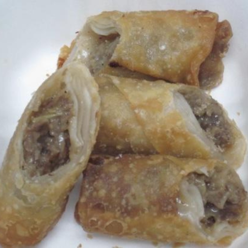 Cheesesteak Egg Roll at Tender Grill, a Teppanyaki restaurant in Philadelphia