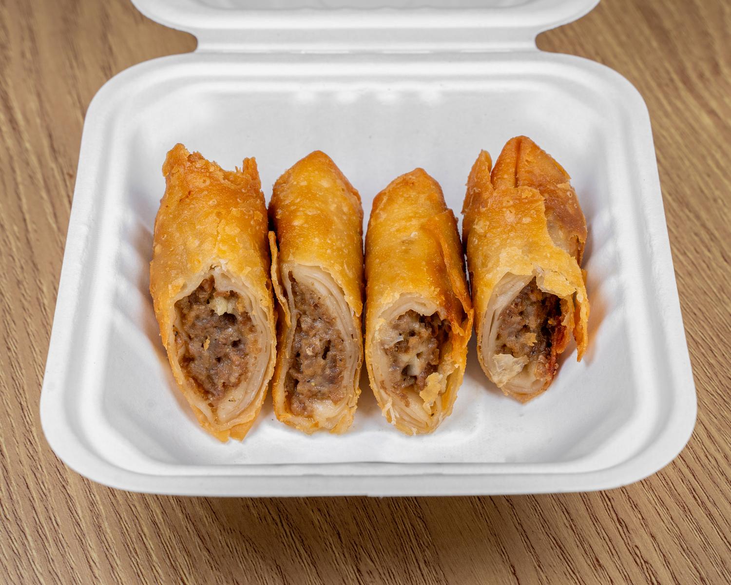 Tender-Grill-Teppanyaki-Restaurant-Cheesesteak-egg-roll-Philadelphia Cheesesteak egg roll at Tender Grill, a Teppanyaki restaurant in Philadelphia