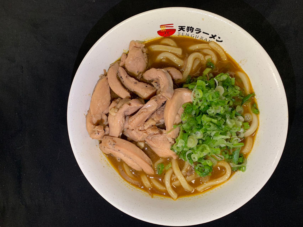 Curry Chicken Udon at Tengu Ramen Visalia, a JRamen restaurant in Visalia