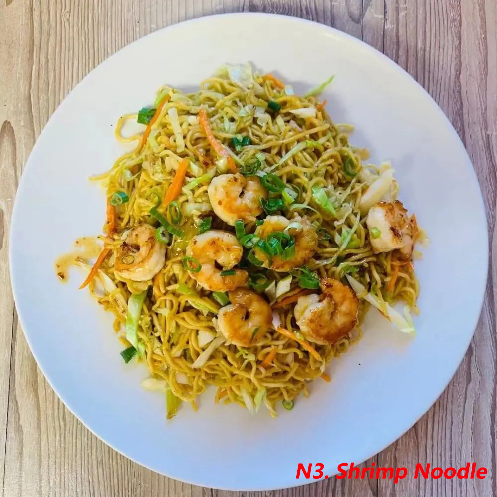 Shrimp noodle at Teppanyaki, a Japanese Teppanyaki & Hawaiian Fusion Restaurant in Elko