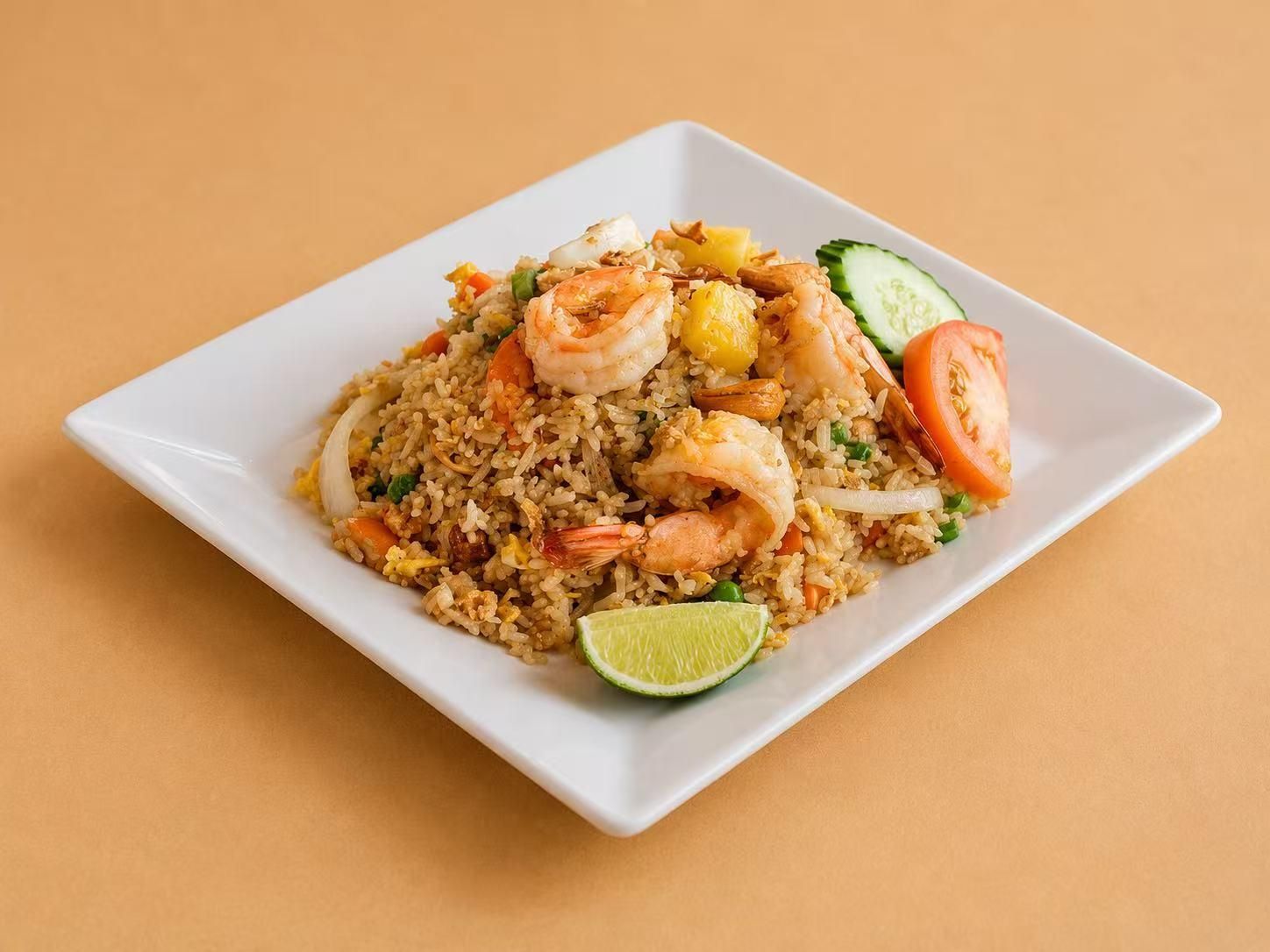 Pineapple fried rice with shrimp at Thai Society, a Thai Restaurant in Westfield
