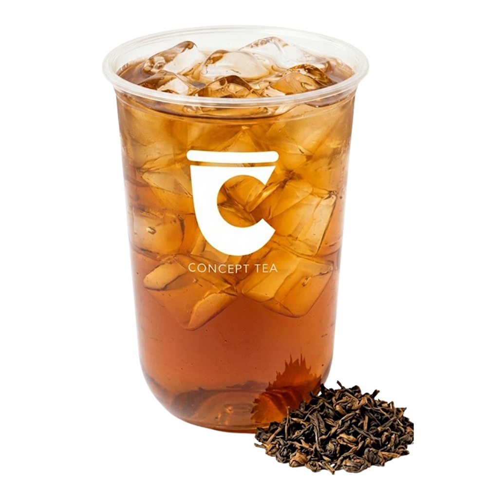 black tea at The Concept Tea, a Bubble Tea Shop in Denison