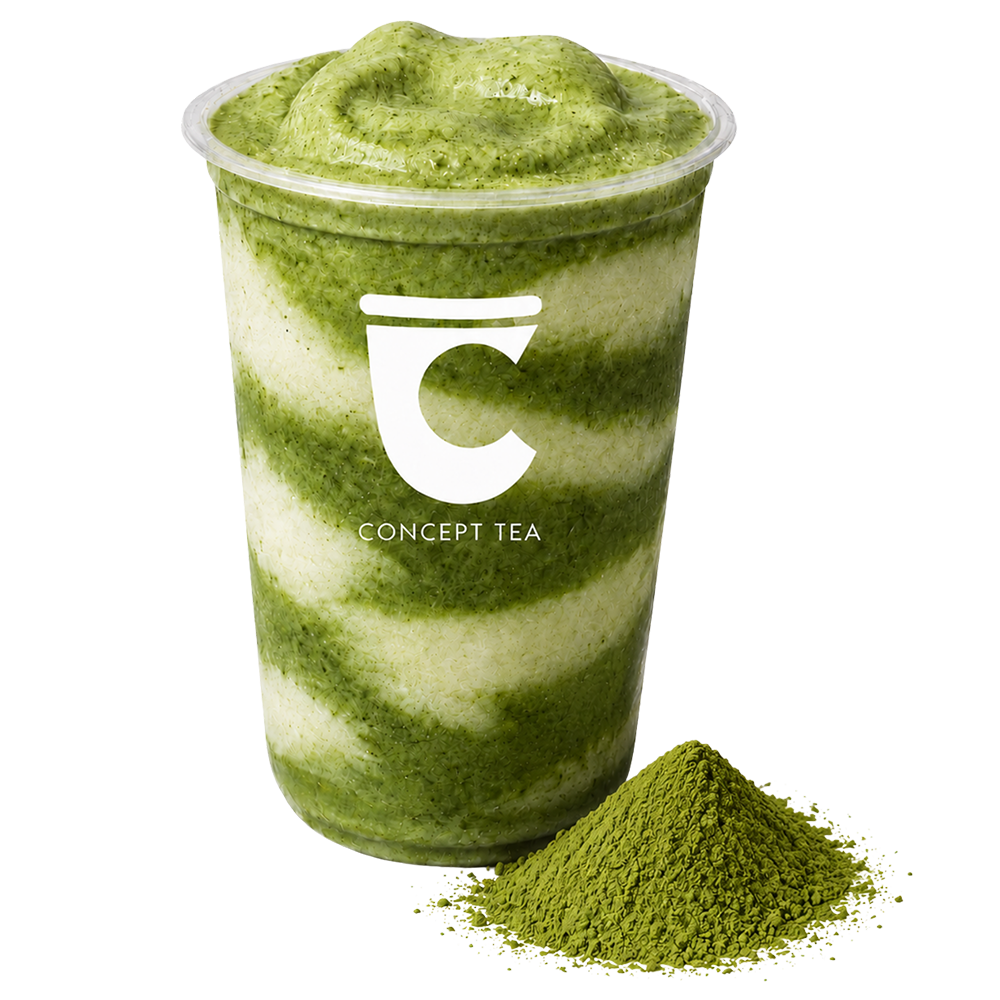 matcha blend at The Concept Tea, a Bubble Tea Shop in Denison