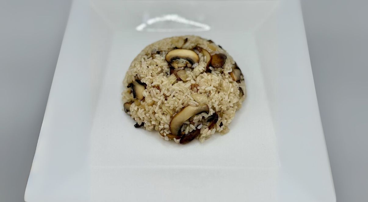 Truffle Mushroom Fried Rice - Fried rice with mushrooms & truffle flavor at The Don, a Asian Fusion Restaurant in Houston