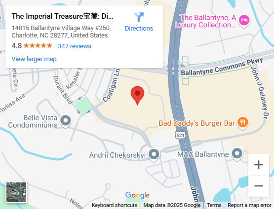 location，14815 Ballantyne Village Way #250, Charlotte, NC 28277