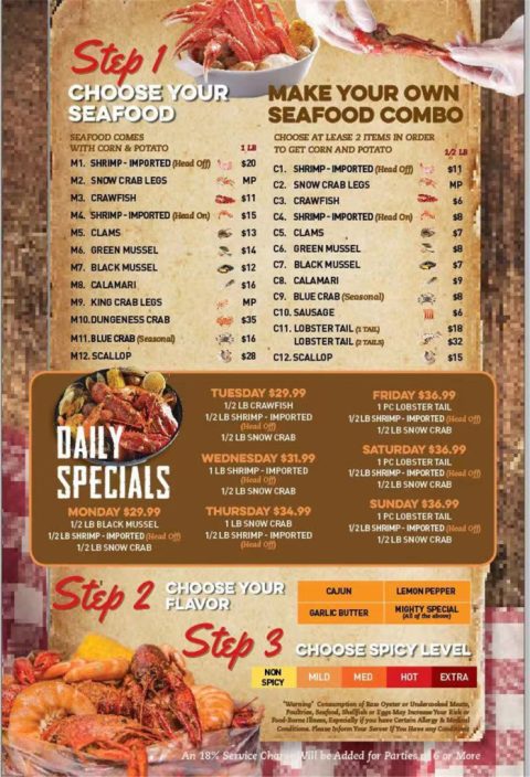 The Mighty Crab - Seafood Restaurat丨Online Order丨North Little Rock丨AR