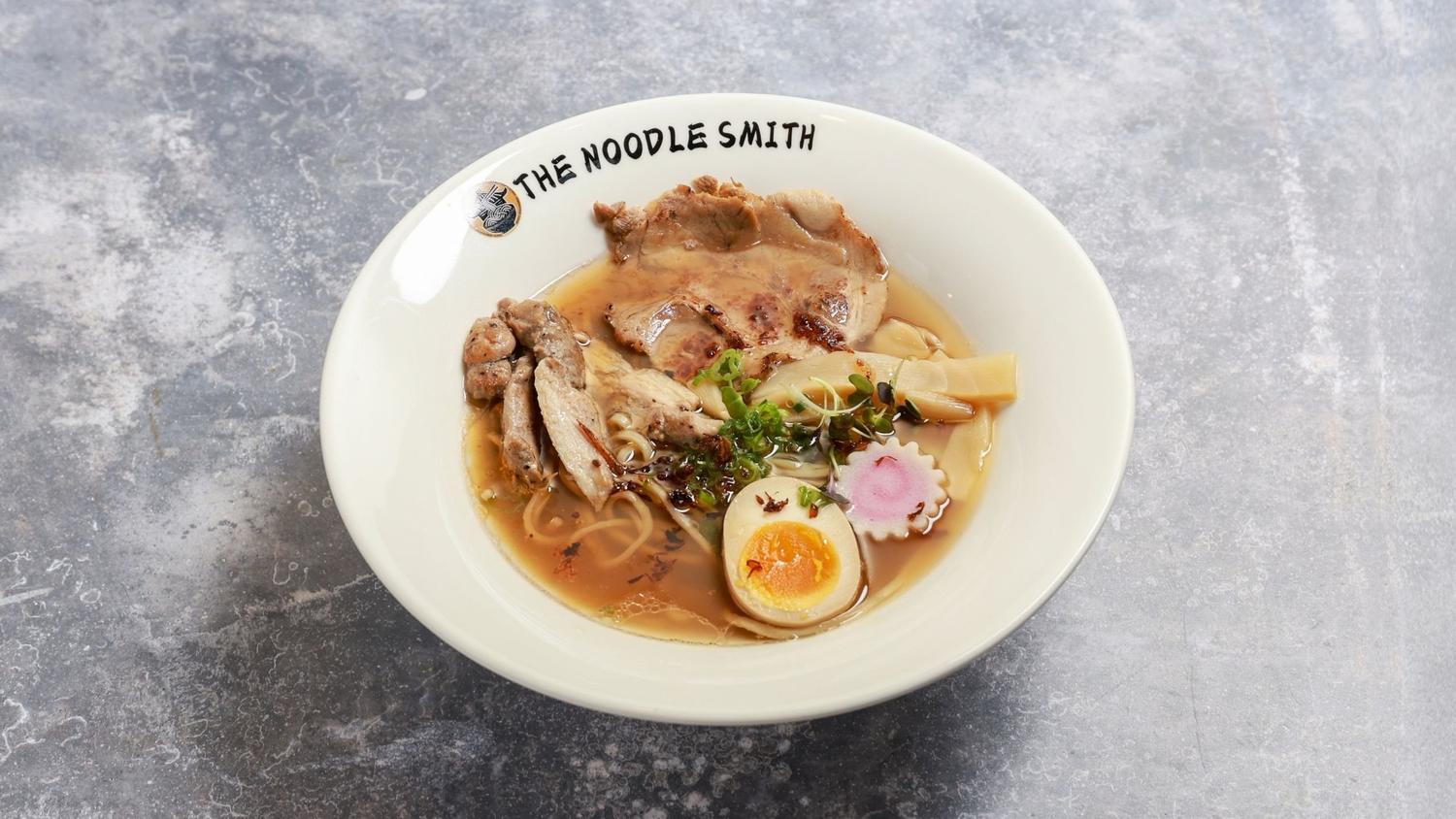 Black Garlic Chicken Soup at The Noodle Smith, a Asian Restaurant in Cary