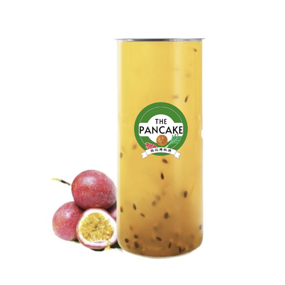 Tart aromatic passion fruit fruit tea at The Pancake, a Chinese Restaurant in Flushing