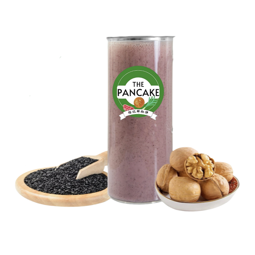 Nutty black rice walnut grain drink at The Pancake, a Chinese Restaurant in Flushing
