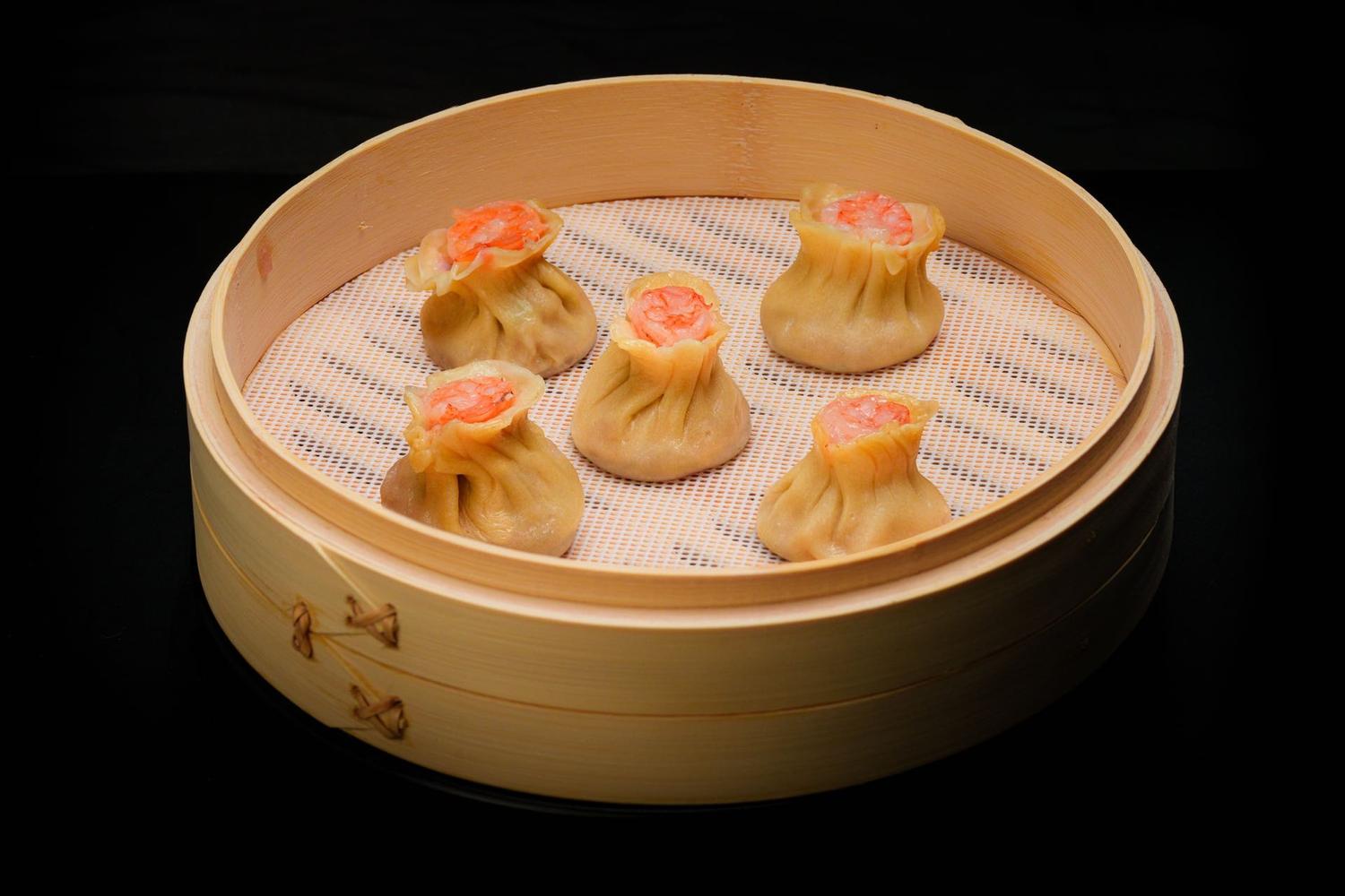 Thumbling-Chinese-Dumpling-restaurant-Shrimp-Shumai-West-Covina Shrimp Shumai - Steamed dumplings with shrimp topping at Thumbling, a Chinese Dumpling restaurant in West Covina