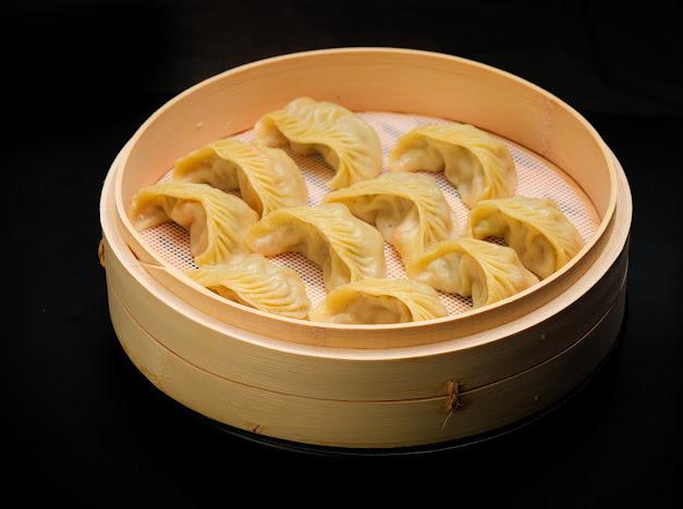 Thumbling-Chinese-Dumpling-restaurant-Steamed-Pork-Dumplings-West-Covina Steamed Pork Dumplings - Tender dumplings in bamboo steamer at Thumbling, a Chinese Dumpling restaurant in West Covina
