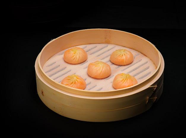Thumbling-Chinese-Dumpling-restaurant-Steamed-Soup-Buns-West-Covina Steamed Soup Buns - Dumplings with juicy filling in bamboo steamer at Thumbling, a Chinese Dumpling restaurant in West Covina