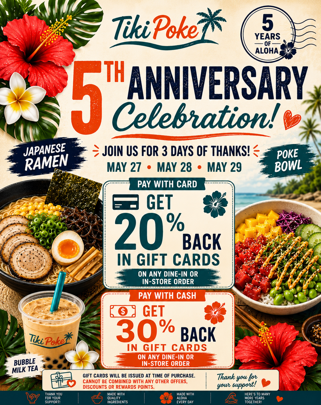 Restaurant Promotion Notice