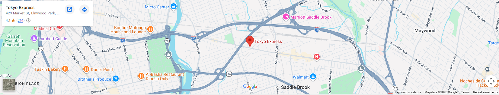 Location 429 Market St, Elmwood Park, NJ 07407