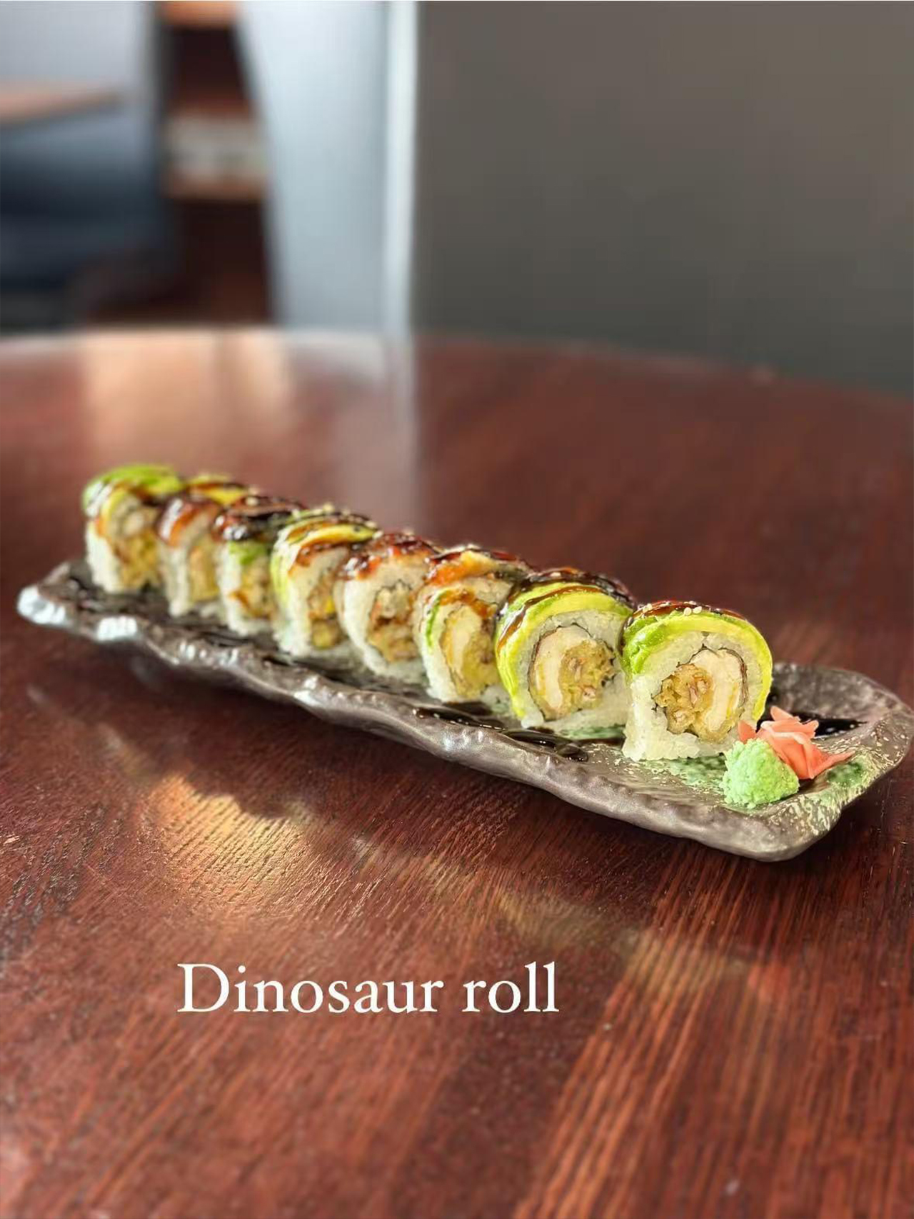 Dinosaur roll at Tokyo Steak House, Steak Restaurant in Rochester
